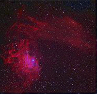 Flaming Star Negbula in Auriga
